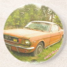 Voiture deux-volumes 1966 de mustang de Ford Dessous De Verre