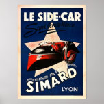 Voiture latérale de le posters