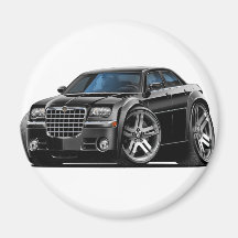Voiture noire de Chrysler 300 Aimant Pour Réfrigérateur