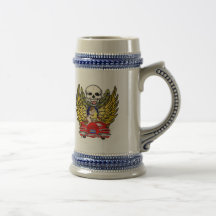 Voiture vintage de muscle mug à café