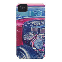 Voiture "vintage " "de voiture classique" de voitu coques Case-Mate iPhone 4