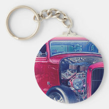 Voiture "vintage " "de voiture classique" de voitu porte-clés