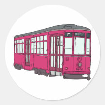 Voitures de Trolleycar de tram de tramway de troll Adhésif