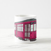 Voitures de Trolleycar de tram de tramway de troll Tasse À Café