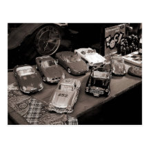 Voitures modèles cartes postales