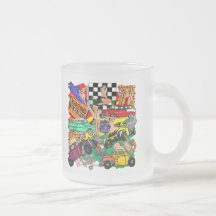 Voitures vintages fraîches tasses