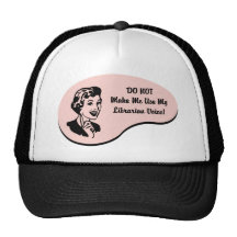 Voix de bibliothécaire casquettes de camionneur