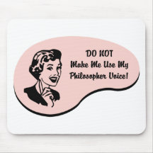 Voix de philosophe tapis de souris