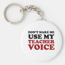 Voix Keychain de professeur Porte-clé