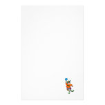 Vol de clown par le ballon papier à lettre personnalisable