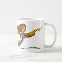Vol de fille de liberté tasse