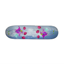 Vol de fleur planche à roulette
