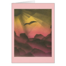 vol par coucher du soleil carte