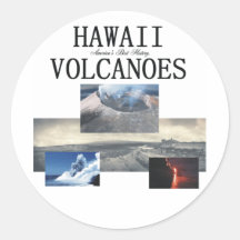 Volcan d'ABH Hawaï Autocollants