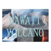 Volcan d'ABH Hawaï Carte De Visite