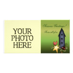 Volière de Noël Photocartes Personnalisées