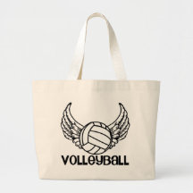 Volleyball avec des ailes sac fourre-tout