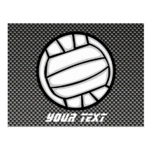 Volleyball de fibre de carbone de Faux Carte Postale