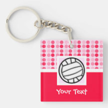 Volleyball mignon porteclés