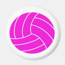Volleyball rose magnets