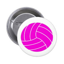 Volleyball rose pin's