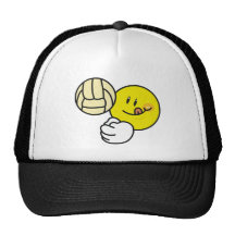 Volleyball souriant casquette