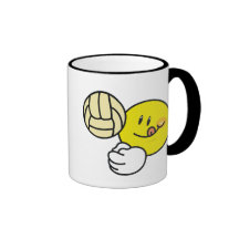 Volleyball souriant mug à café