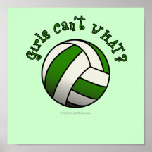 Volleyball vert affiches