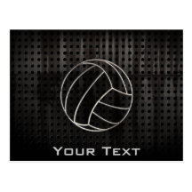Volleyballl ; Noir frais Carte Postale
