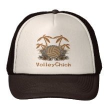 VolleyChick deux Tiki Casquette De Camionneur