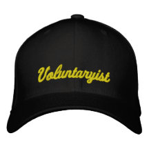 Voluntaryist Casquette De Baseball Brodée