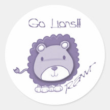 Vont les lions ! Autocollant