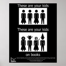 Vos enfants sur des livres posters