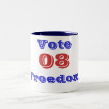 Vote, 08, liberté tasses à café