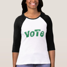 vote - fleurs t-shirts