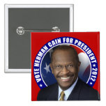 Vote Herman Caïn 2012 Badge Avec Épingle