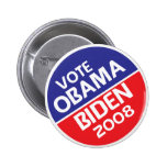 Vote Obama et Biden en 2008 Badges Avec Agrafe