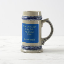 Votez Démocrate seulement que le ce novembre 2010  Mugs À Café
