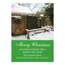 Votre carte de vacances de Joyeux Noël de modèle p Invitation