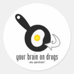 Votre cerveau sur des drogues autocollants