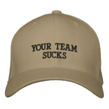 VOTRE ÉQUIPE SUCE CASQUETTES DE BASEBALL BRODÉES