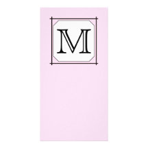 Votre lettre. Monogramme fait sur commande. Blanc  Photocartes Personnalisées