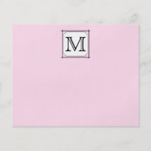 Votre lettre. Monogramme fait sur commande. Blanc  Prospectus