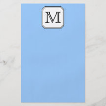 Votre lettre. Monogramme fait sur commande. Blanc  Tract