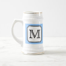 Votre lettre. Monogramme fait sur commande. Blanc  Tasse