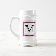 Votre lettre. Monogramme fait sur commande. Blanc  Tasse À Café