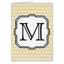 Votre lettre. Monogramme fait sur commande. Point  Carte De Vœux