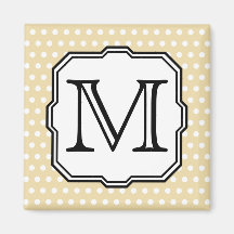 Votre lettre. Monogramme fait sur commande. Point  Aimants