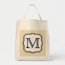 Votre lettre. Monogramme fait sur commande. Point  Sac Fourre-tout