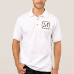 Votre lettre. Monogramme fait sur commande. Point  T-shirt